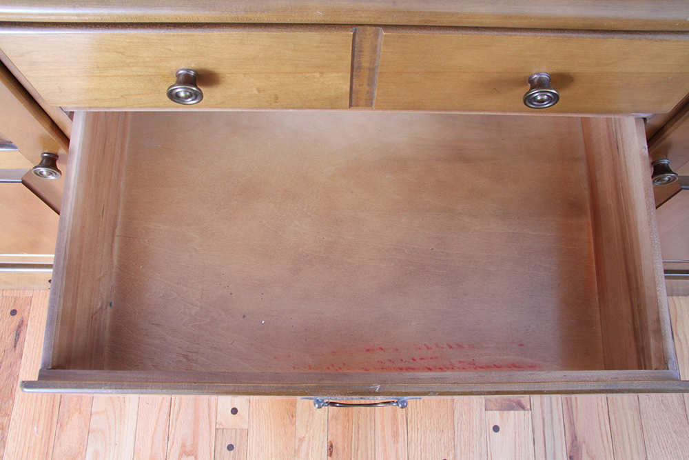 Antique St. Johns Table Company Maple Hutch