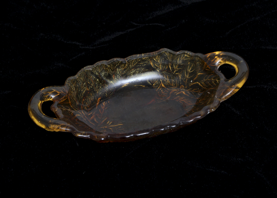 Indiana Depression Glass Avocado Dish