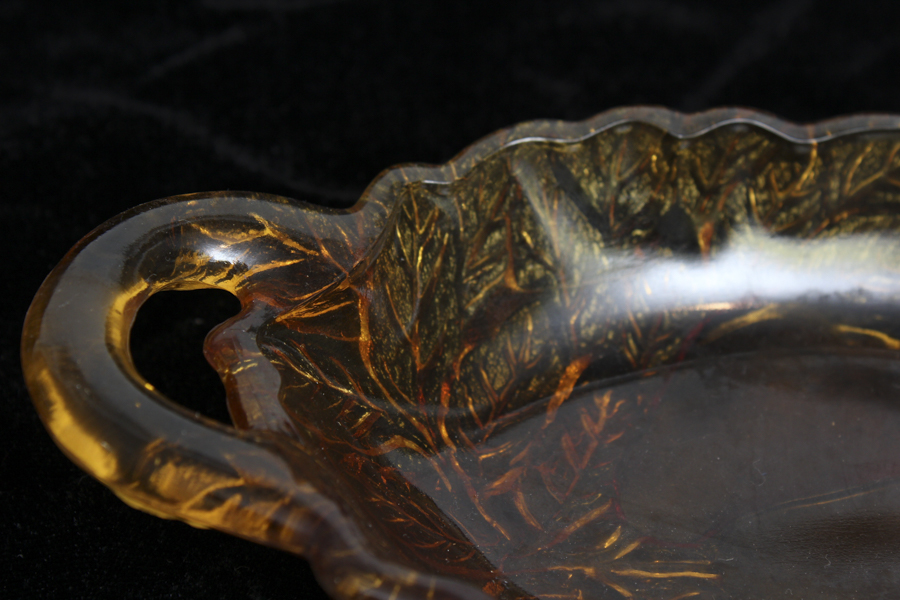 Indiana Depression Glass Avocado Dish