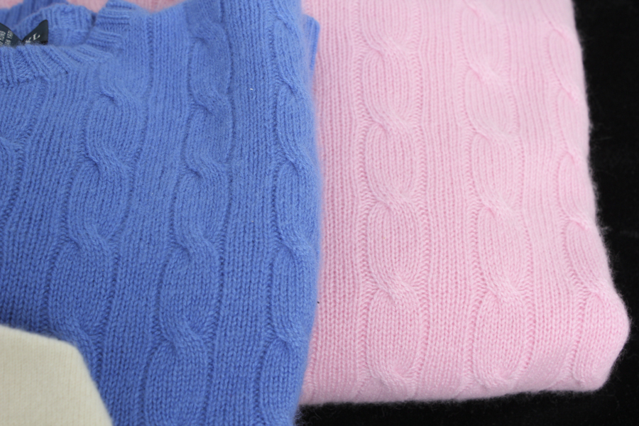 Collection of Men's Ralph Lauren Cashmere Sweaters