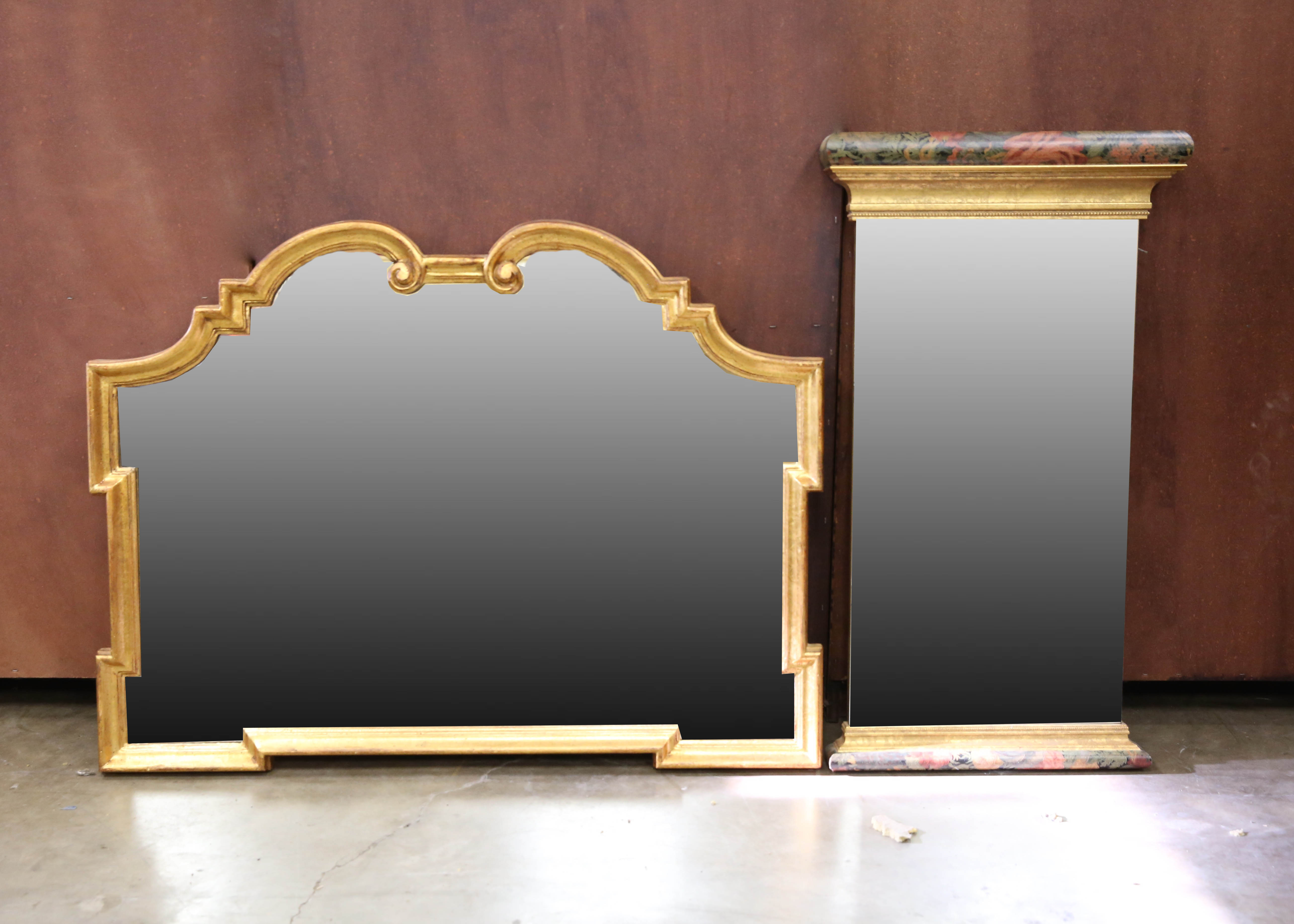 Two Gold Mirrors