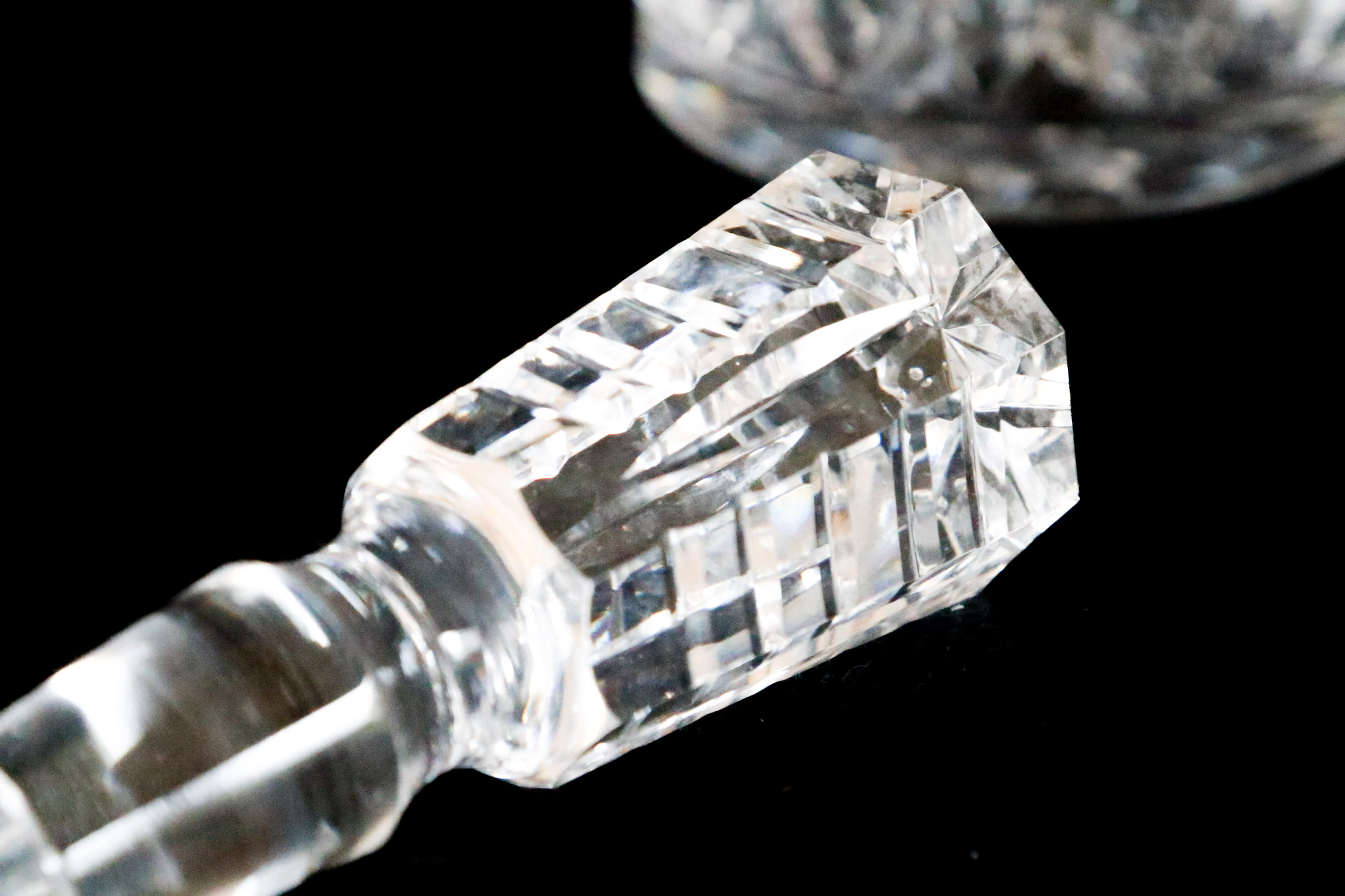 Waterford Lismore Decanter with Eight Double Old Fashioned