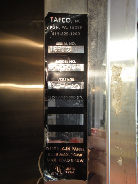 TAFCO Walk In Freezer