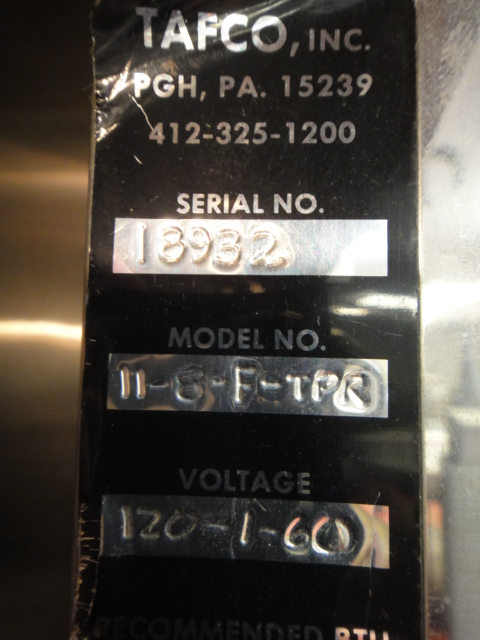 TAFCO Walk In Freezer