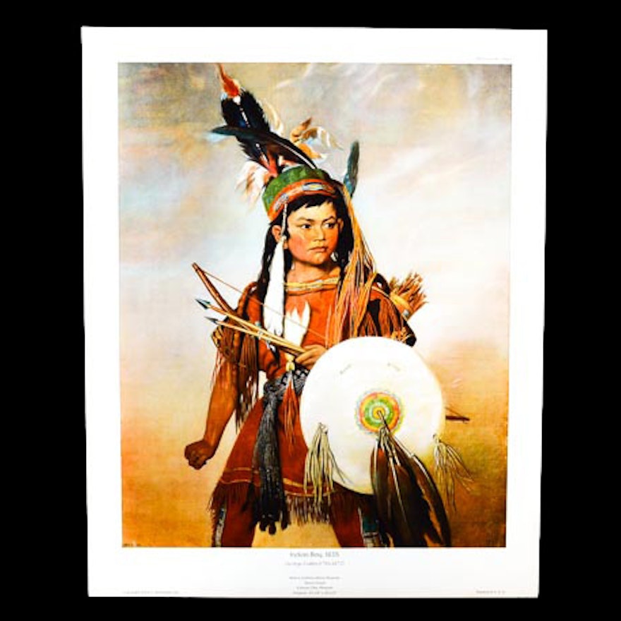 George Catlin Giclée Print "Indian Boy"