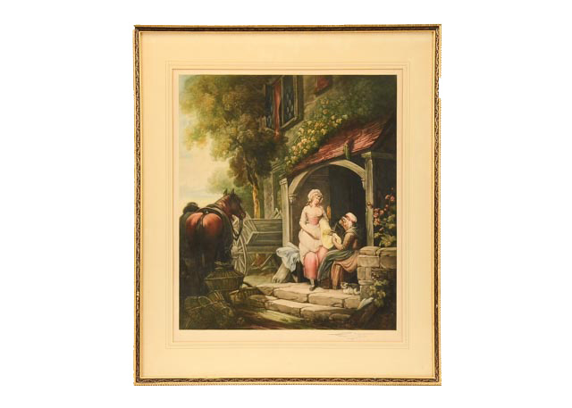 Eugene Tily Mezzotint