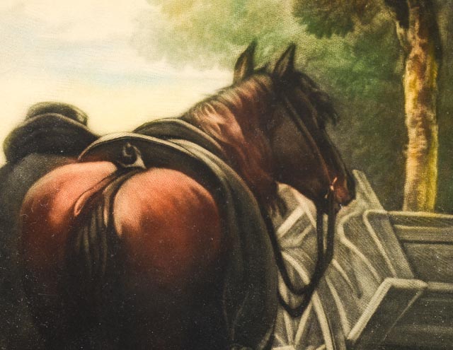 Eugene Tily Mezzotint