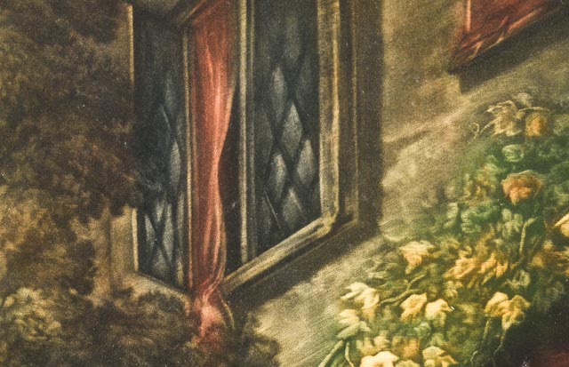 Eugene Tily Mezzotint