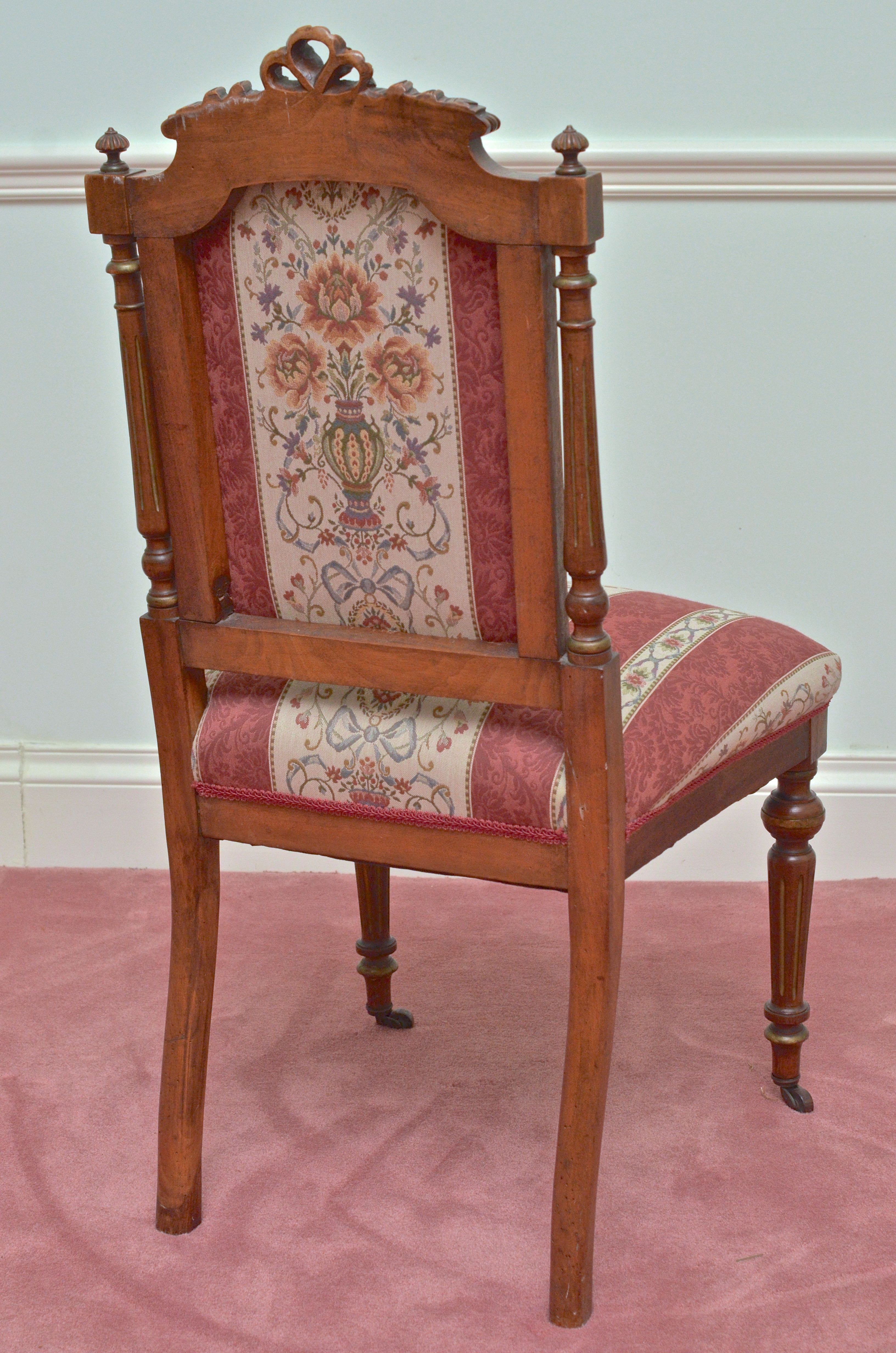 Victorian Renaissance Revival Parlor Chair