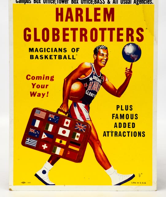 1960s Harlem Globetrotter Broadside