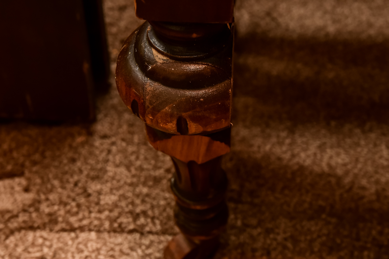 Antique Early Art Deco Full Bed