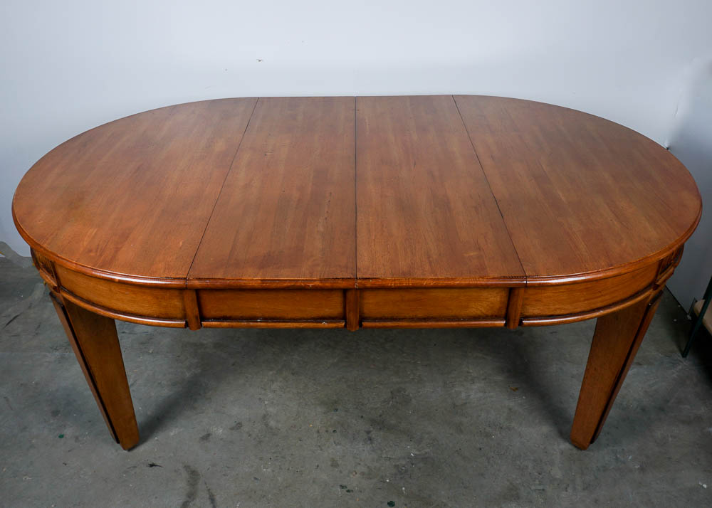 Mahogany Dining Table and Six Chairs