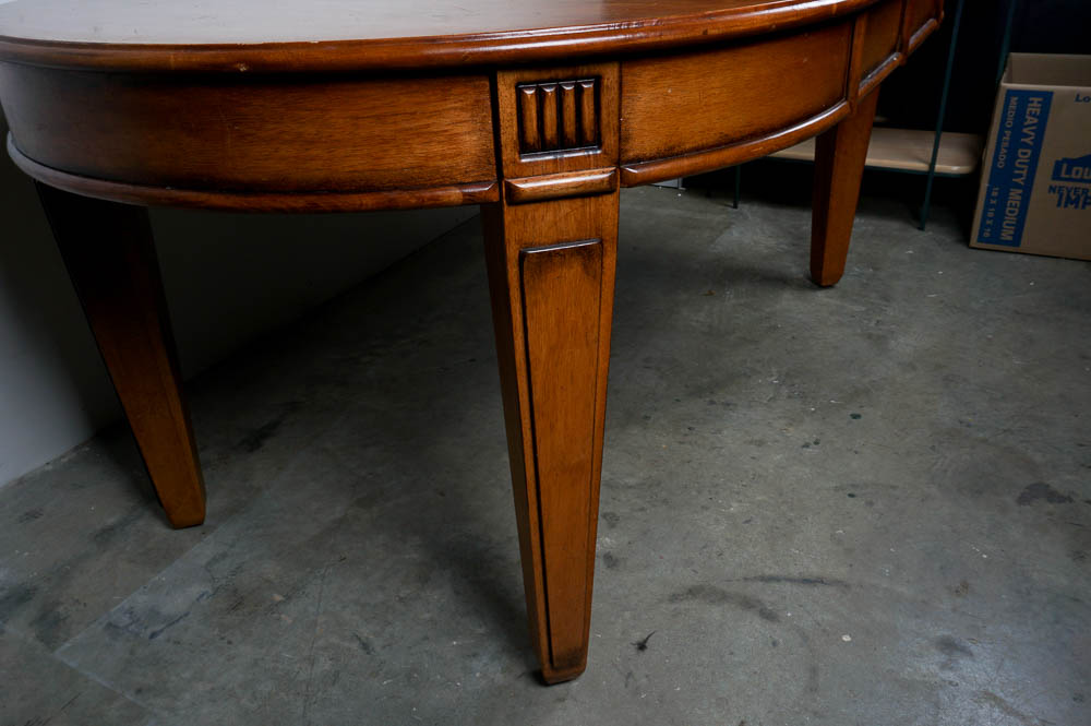 Mahogany Dining Table and Six Chairs