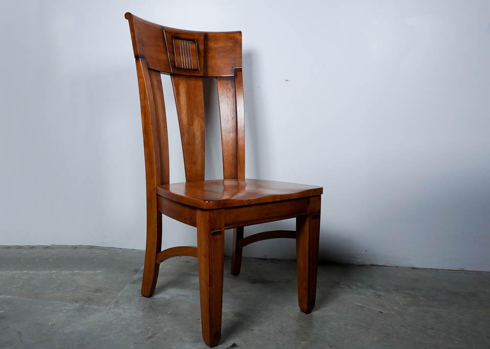 Mahogany Dining Table and Six Chairs