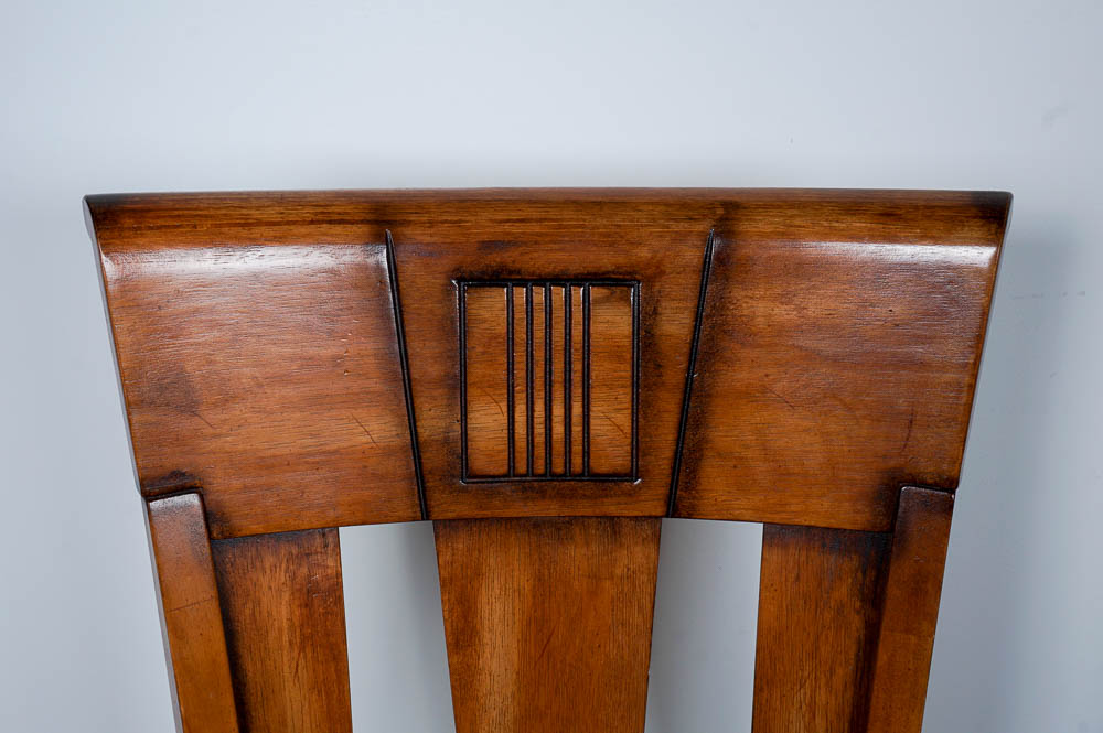 Mahogany Dining Table and Six Chairs