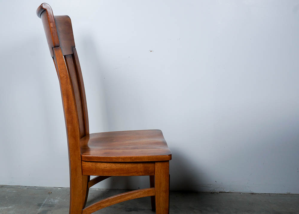 Mahogany Dining Table and Six Chairs