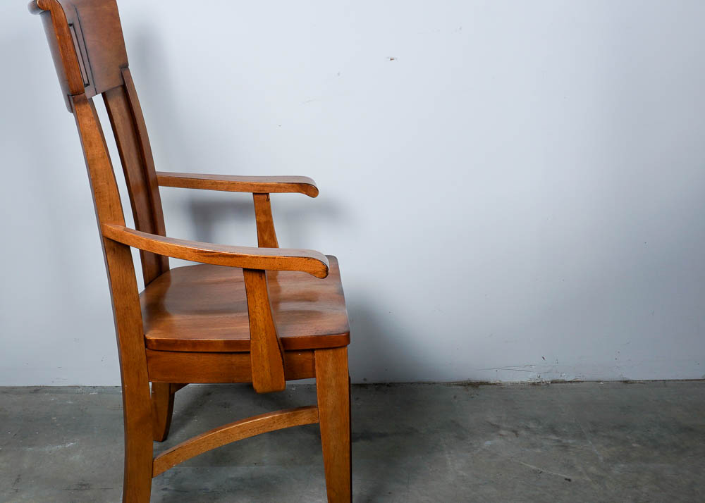 Mahogany Dining Table and Six Chairs