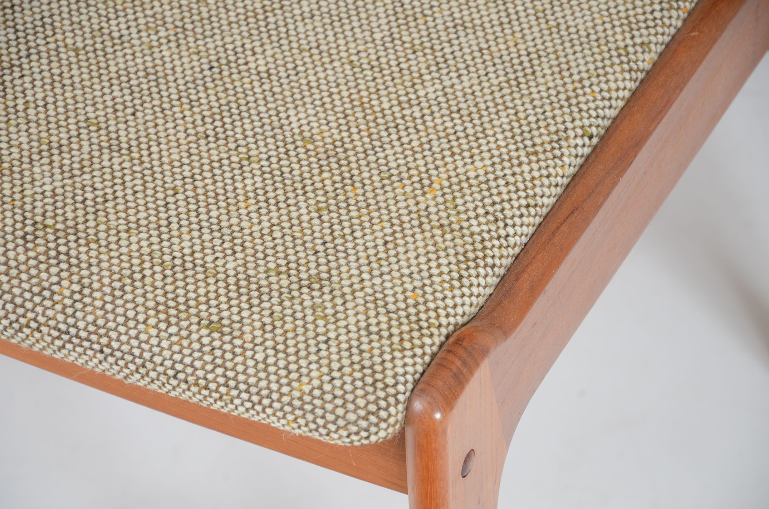 Danish Modern Teak Draw-Leaf Dining Table and Six Chairs