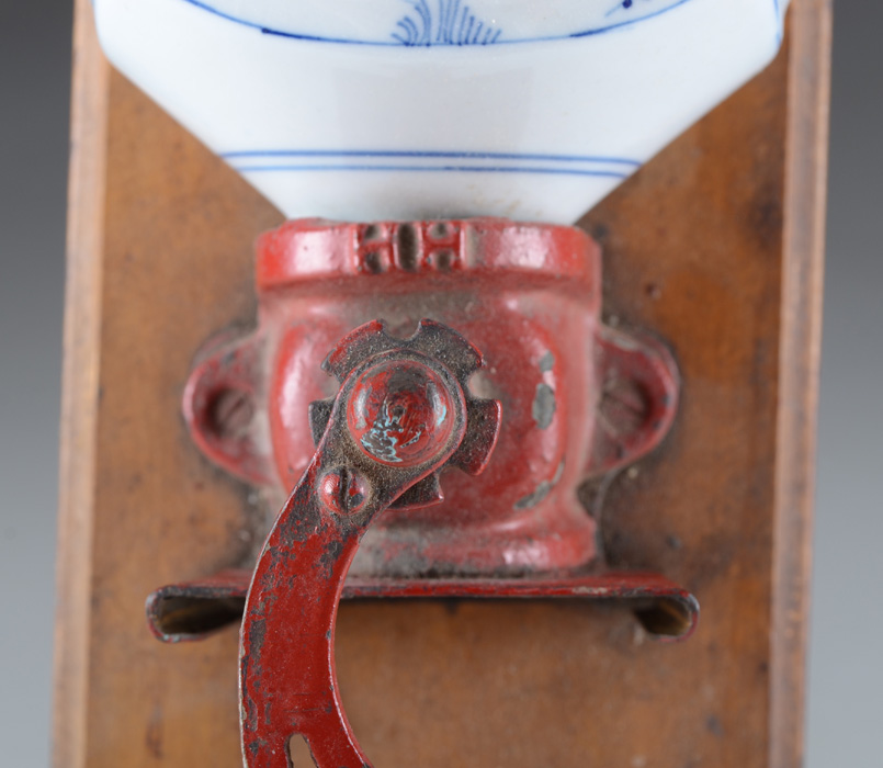 Blue Porcelain Coffee Wall Grinder