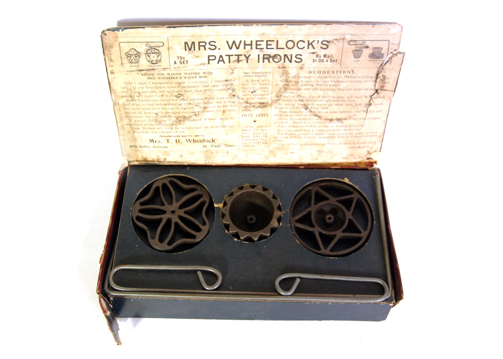 Vintage Mrs. Wheelock's Patty Irons