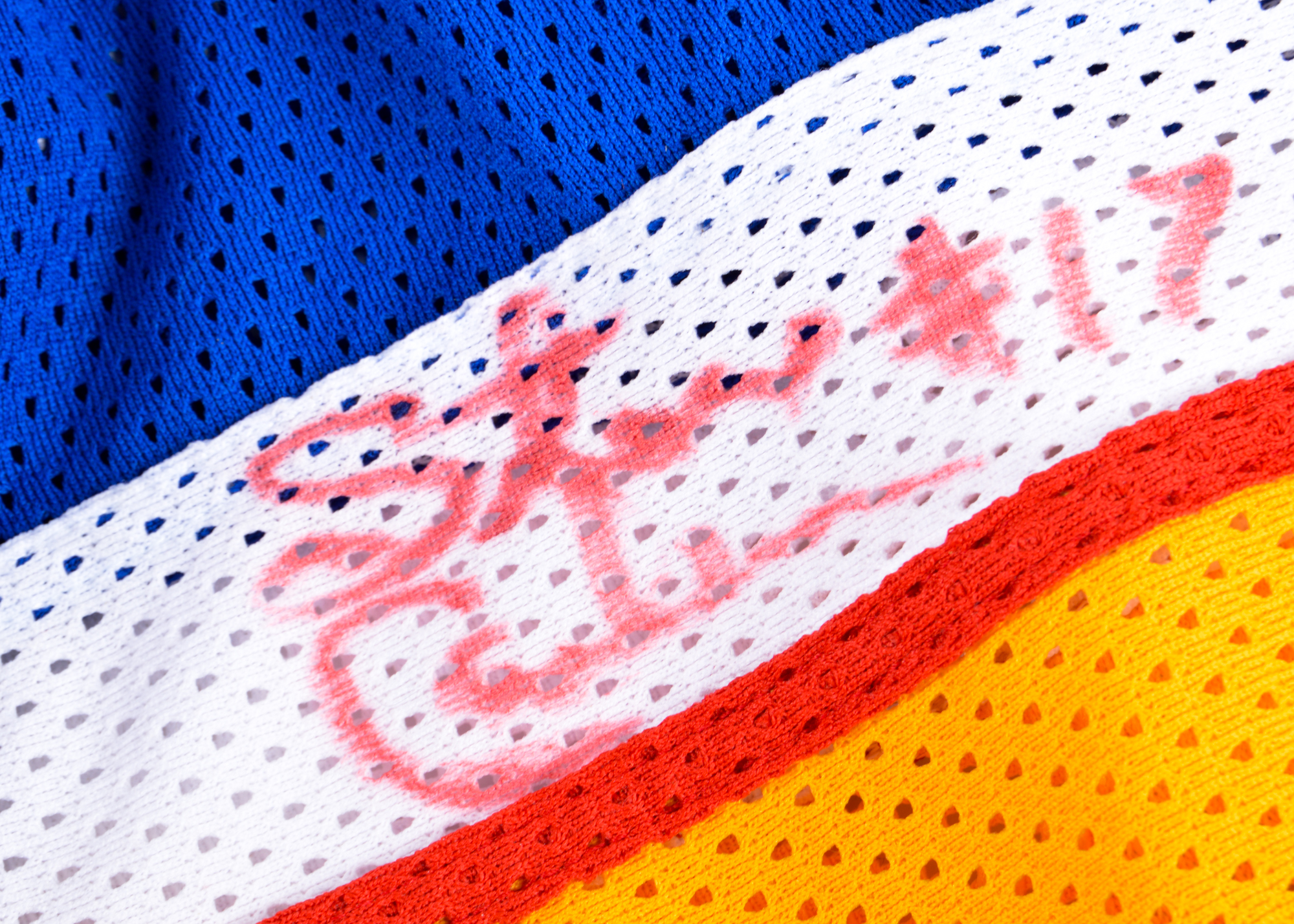 Signed Larkins Promotional Hockey Jersey from "Slap Shot" Film