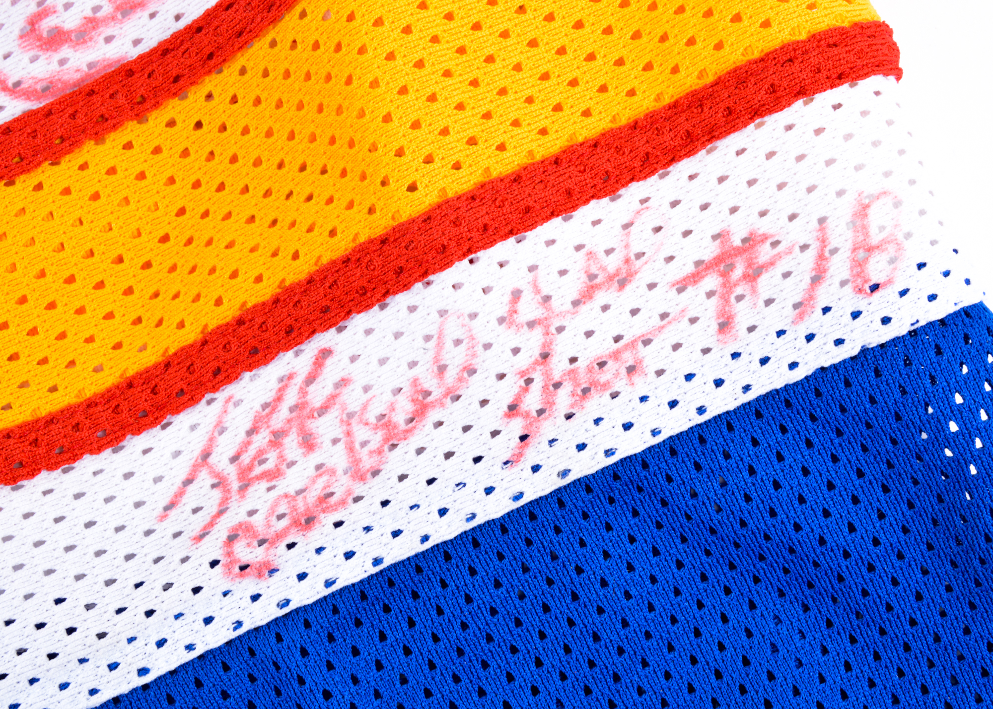 Signed Larkins Promotional Hockey Jersey from "Slap Shot" Film