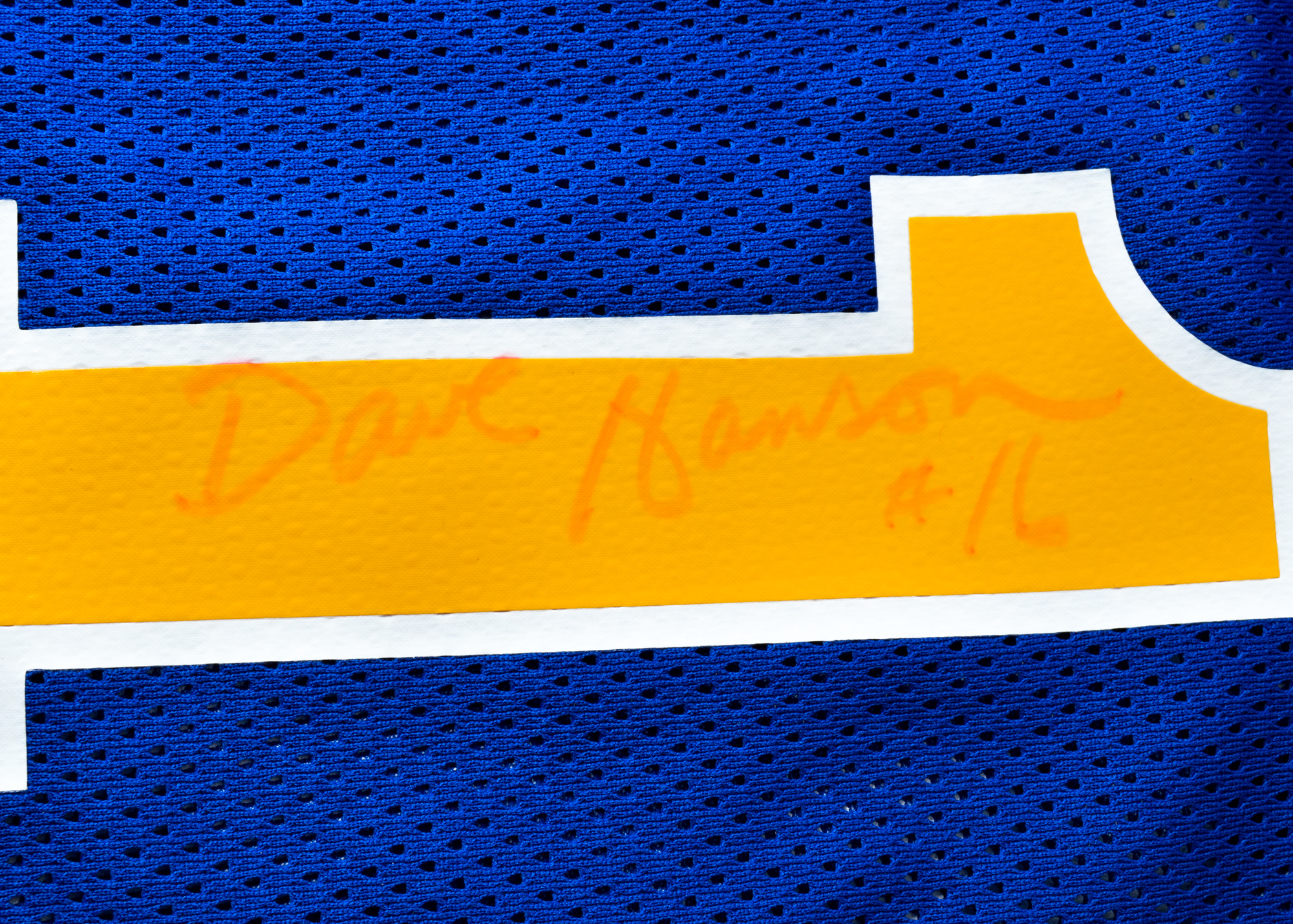 Signed Larkins Promotional Hockey Jersey from "Slap Shot" Film