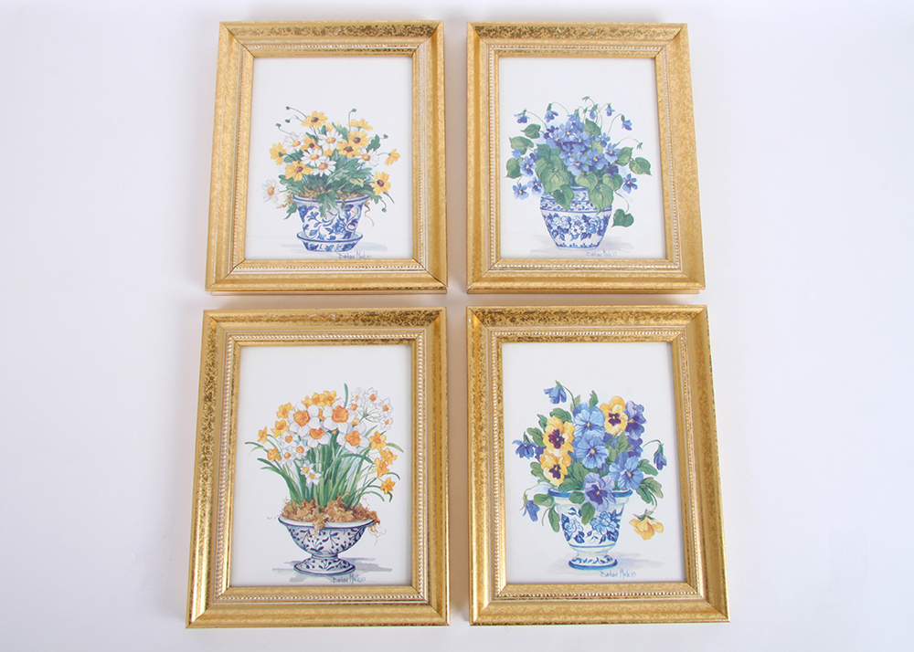 Set of Barbara Mock Offset Lithographs