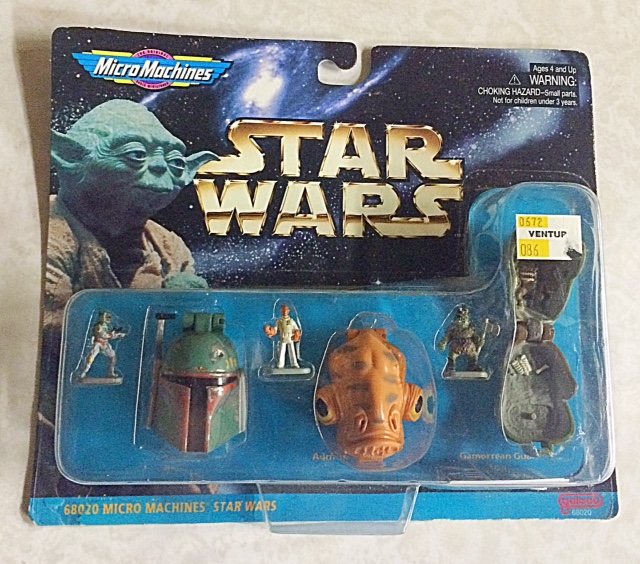 Set of Four 1996 Galoob Micro Machines "Star Wars" Collectables