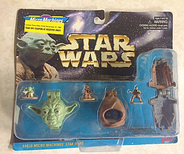 Set of Four 1996 Galoob Micro Machines "Star Wars" Collectables
