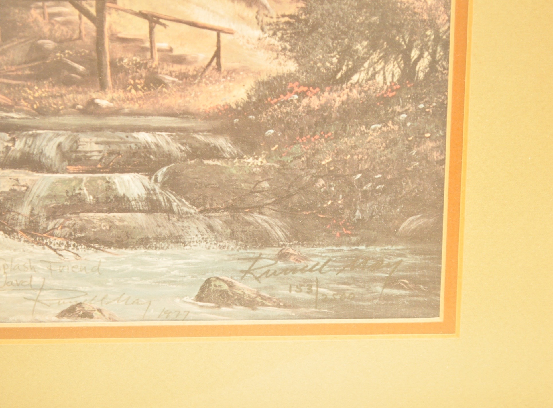 Set of Limited Edtion Russell May Signed Prints