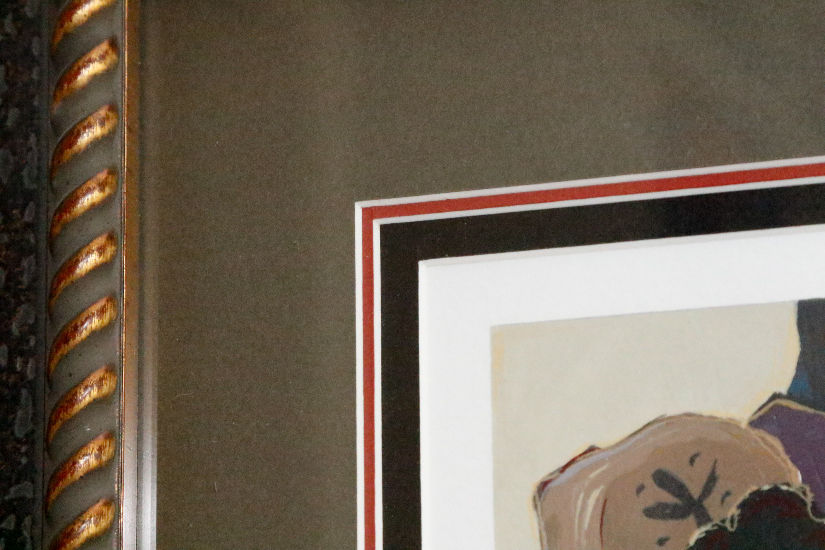 Signed and Numbered "Woman To Market" Itzchak Tarkay Serigraph