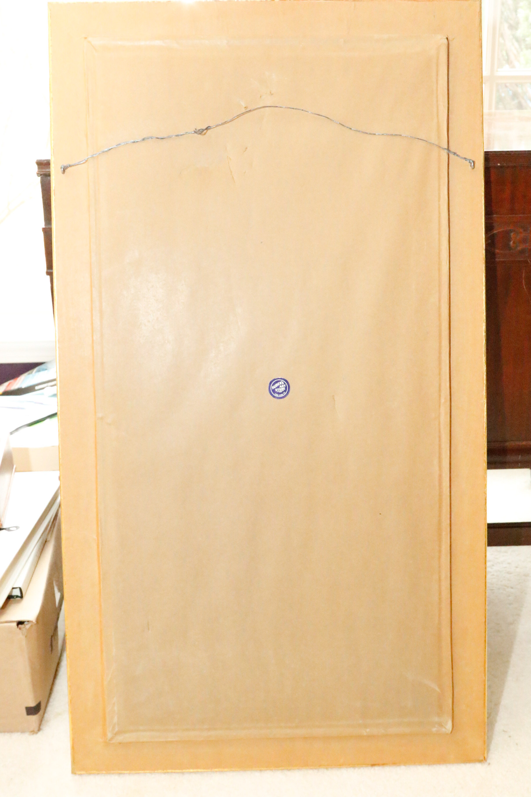 Jorge Aguilar-Agon Original Oil Painting of Woman and Child