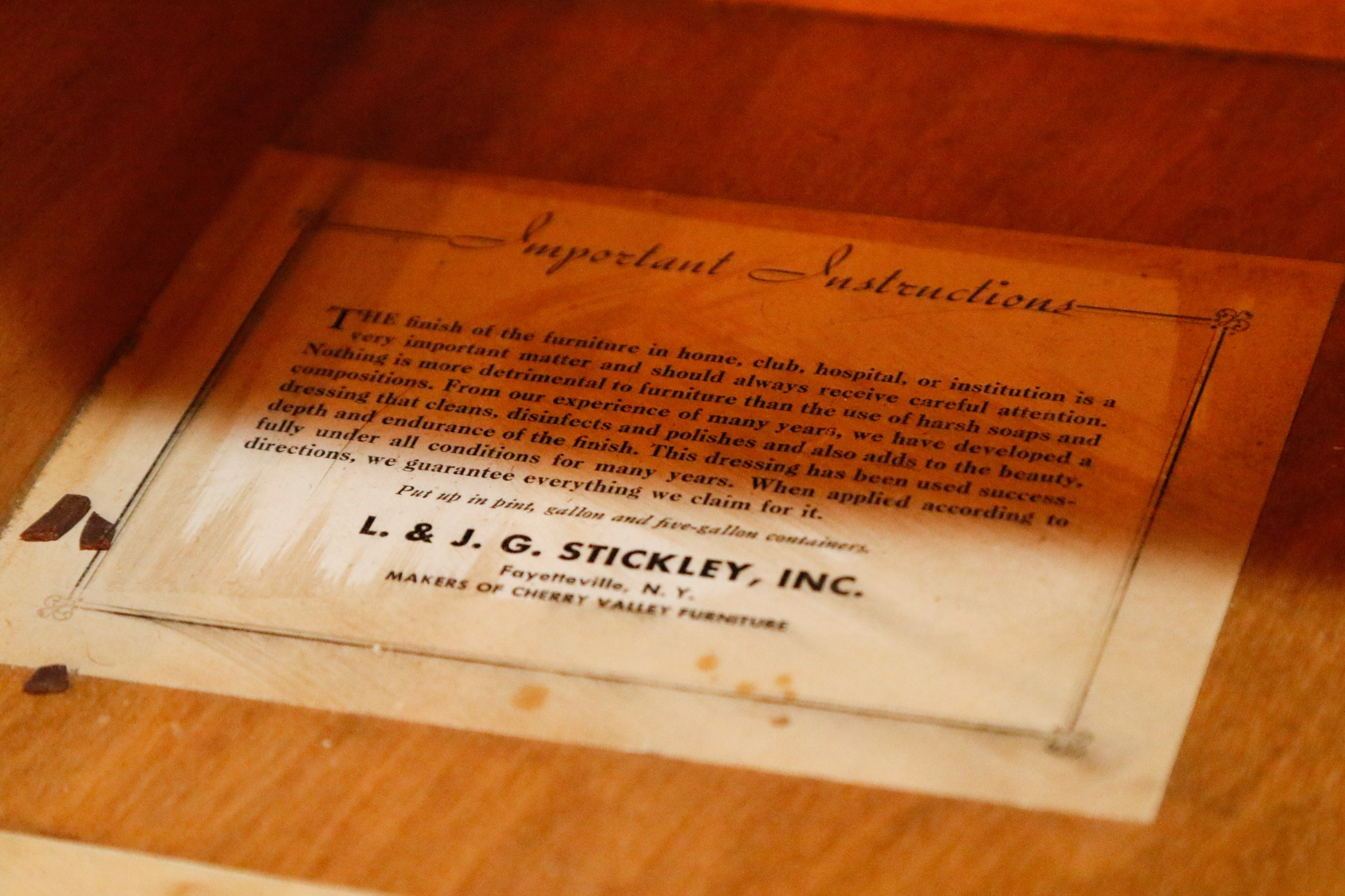 Stickley Cherry Valley Chest of Drawers