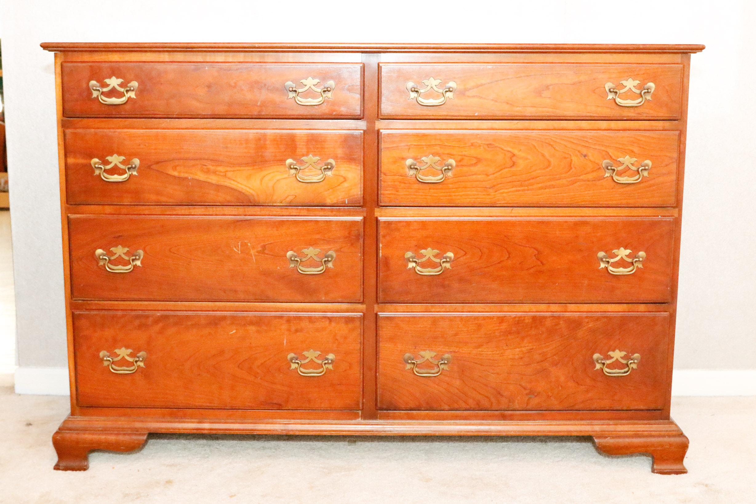 Stickley Cherry Valley Dresser With Mirror