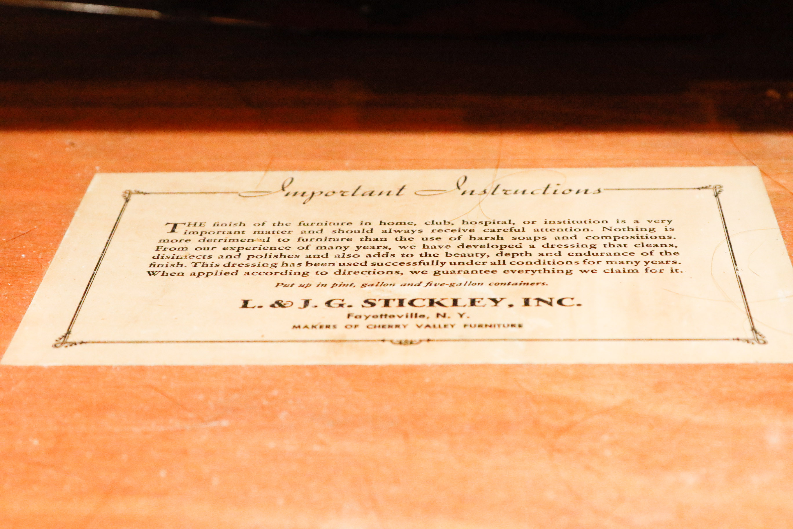 Stickley Cherry Valley Dresser With Mirror