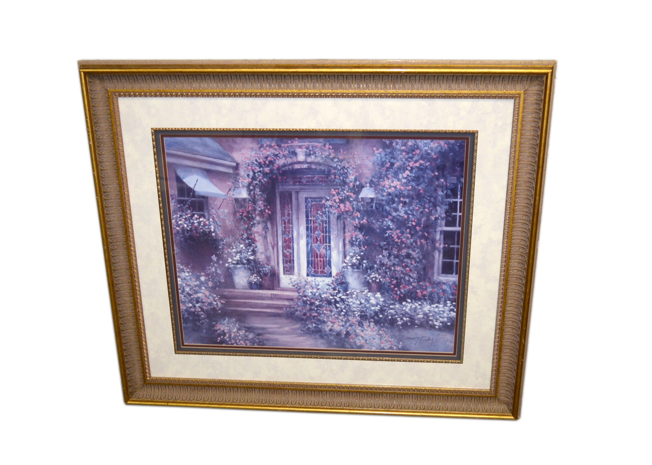 Donny Finley Offset Lithograph Titled "Jeweled Doorway"
