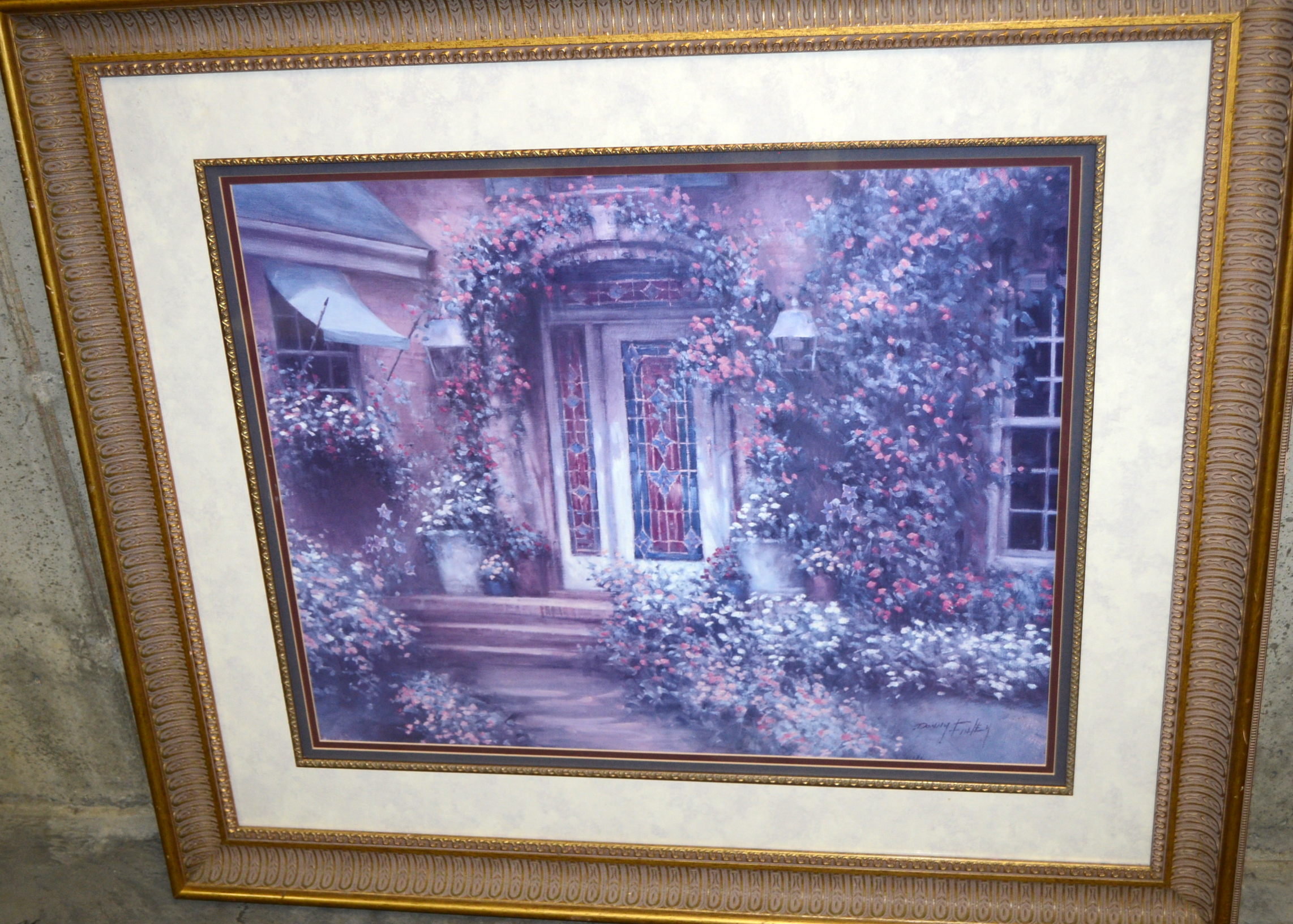 Donny Finley Offset Lithograph Titled "Jeweled Doorway"
