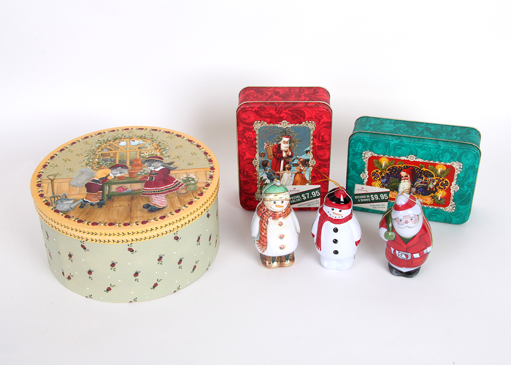 Selection of Christmas Tins