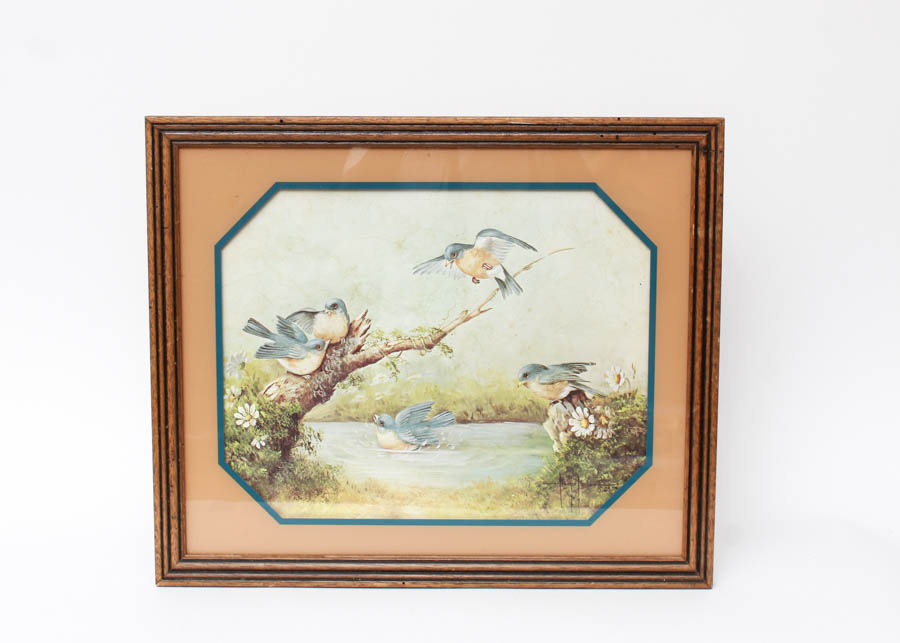 Framed Margie Morrow Lithograph