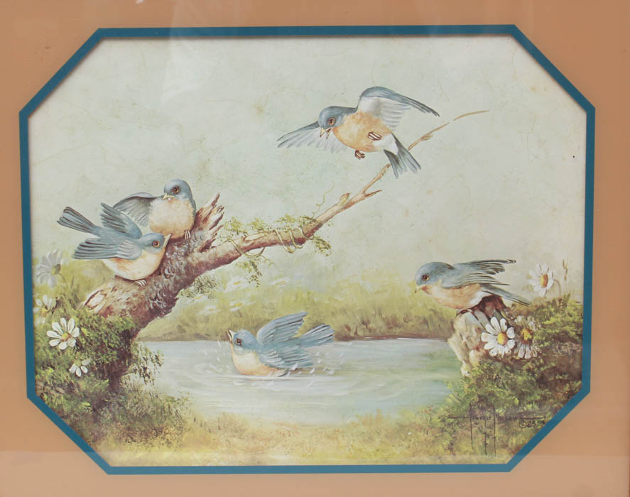 Framed Margie Morrow Lithograph