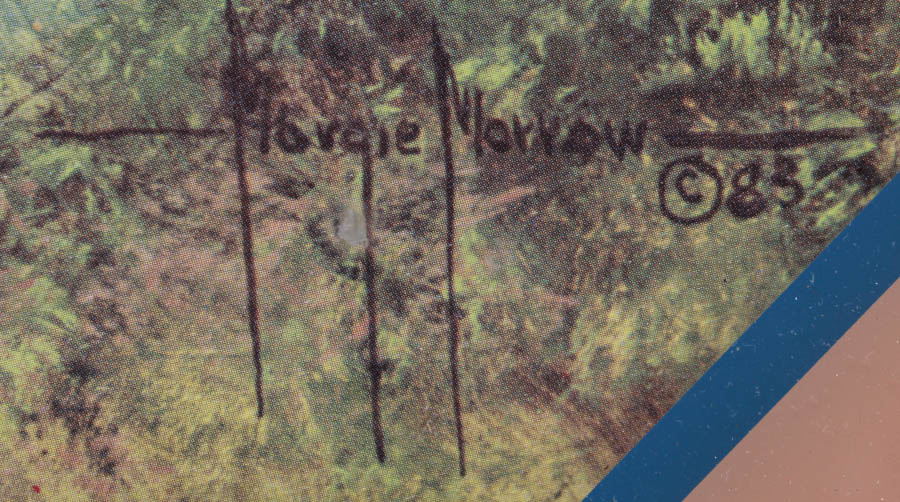 Framed Margie Morrow Lithograph