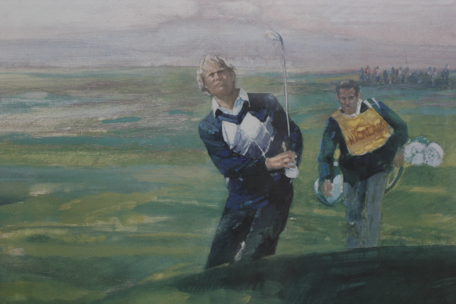 Pair of Commemorative British Open Golf Prints