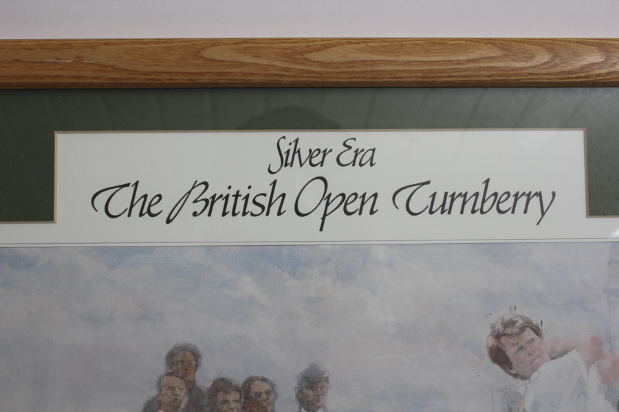 Pair of Commemorative British Open Golf Prints