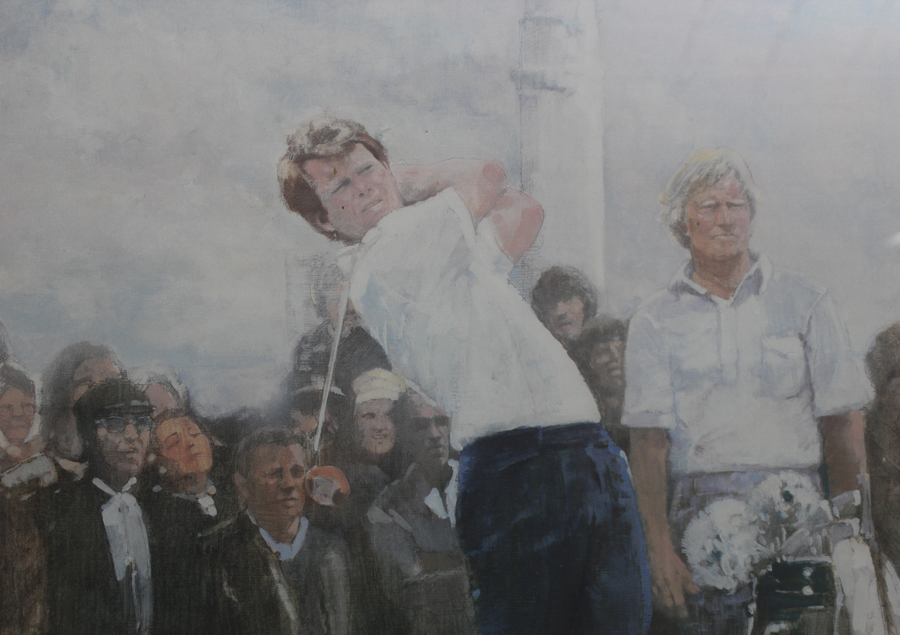 Pair of Commemorative British Open Golf Prints