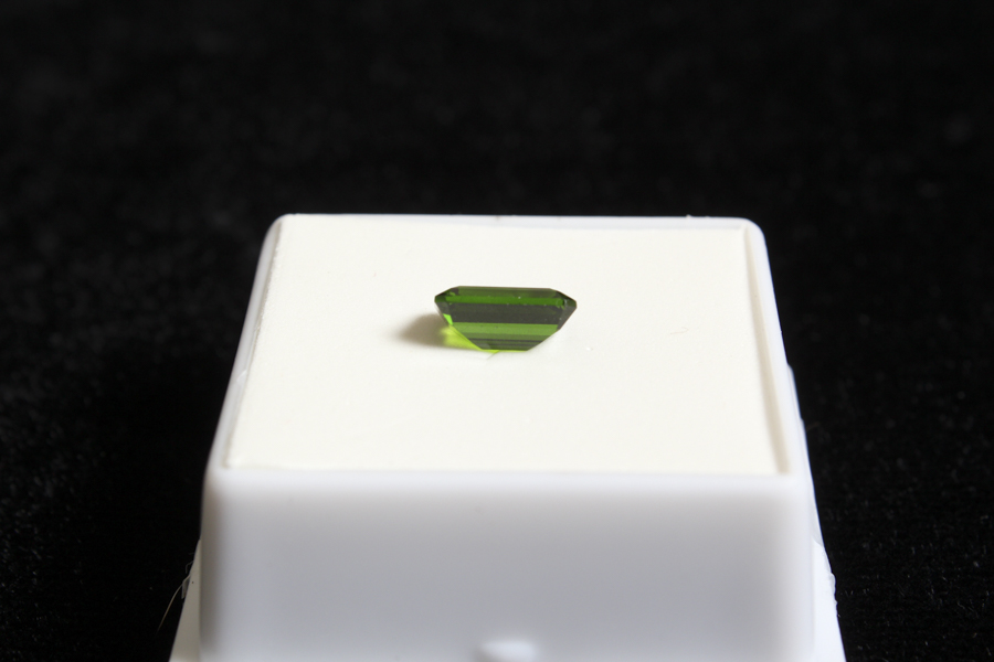 Emerald Cut Diopside Stone