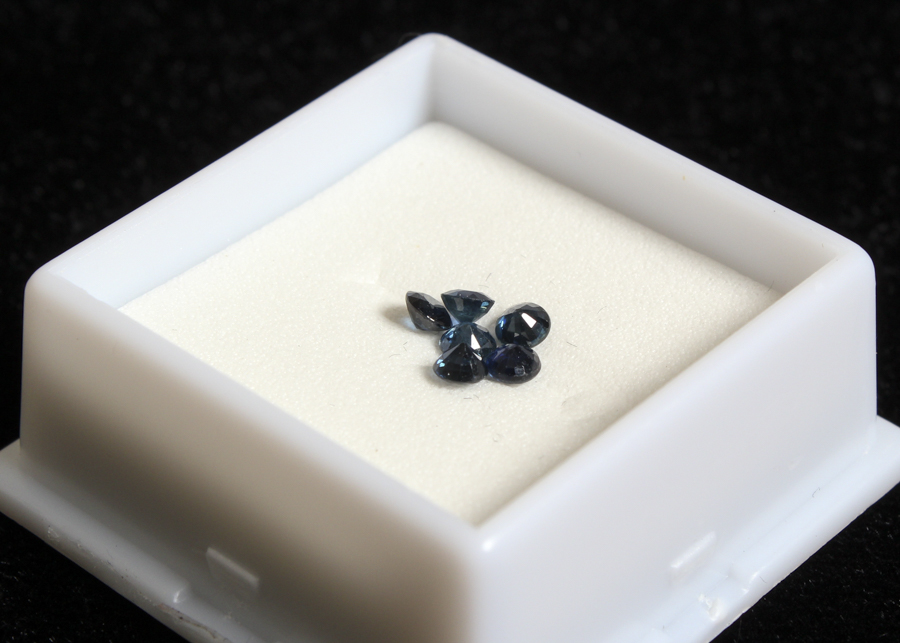 Six Loose Sapphire Gemstones