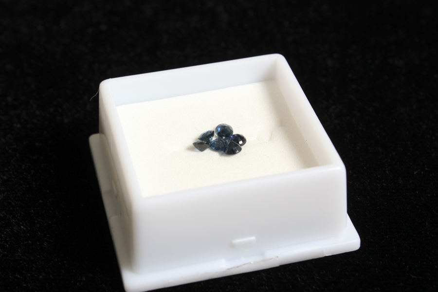 Six Loose Sapphire Gemstones