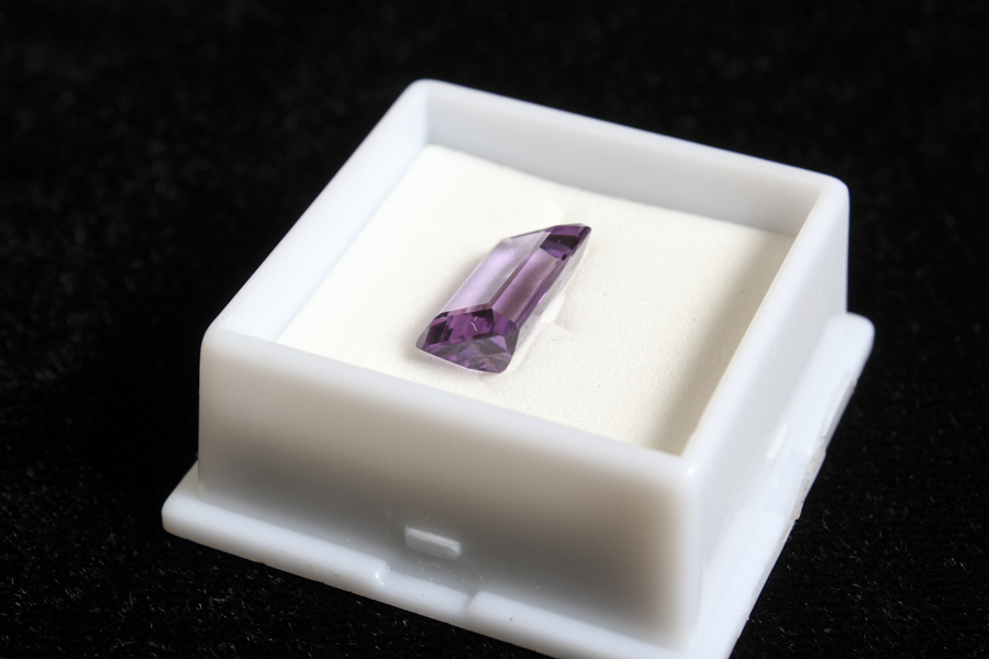 Emerald Cut Amethyst Stone