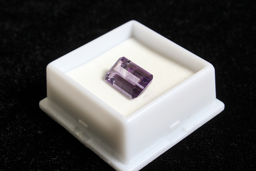 Emerald Cut Amethyst Stone
